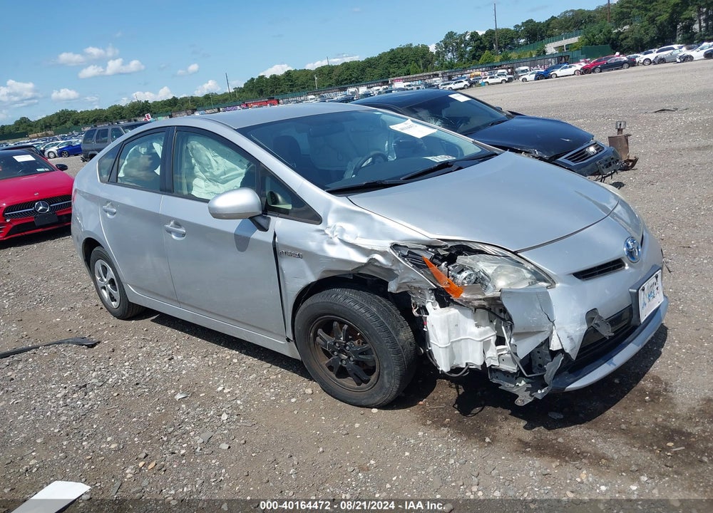 2013 TOYOTA PRIUS THREE VIN: JTDKN3DUXD1707342