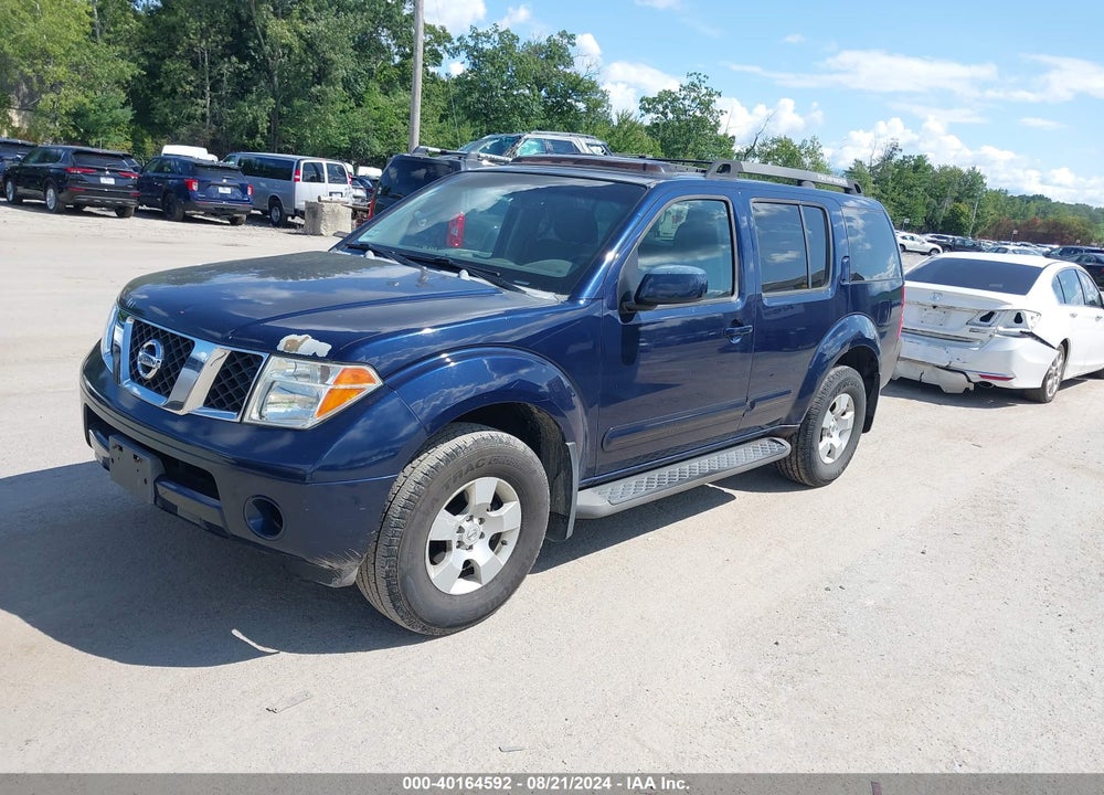 2007 NISSAN PATHFINDER SE VIN: 5N1AR18W27C611225