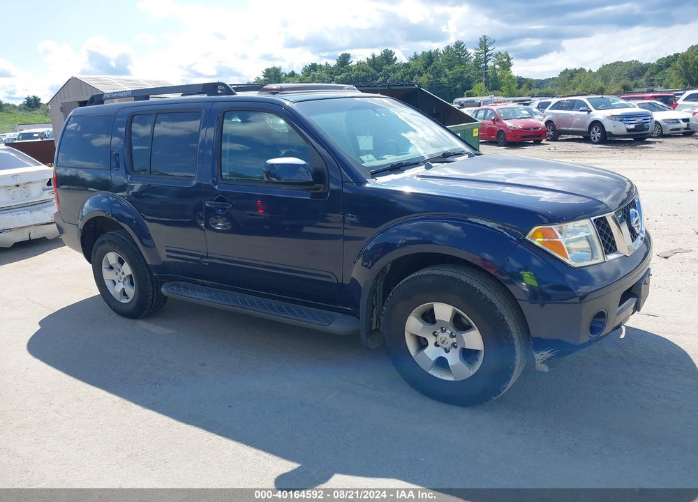 2007 NISSAN PATHFINDER SE VIN: 5N1AR18W27C611225