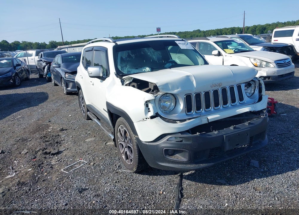 2016 JEEP RENEGADE LIMITED VIN: ZACCJADT4GPC73161