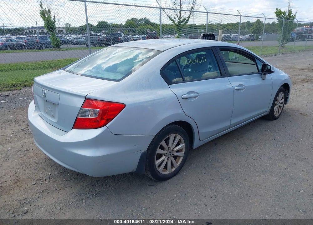 2012 HONDA CIVIC EX VIN: 2HGFB2F84CH549764
