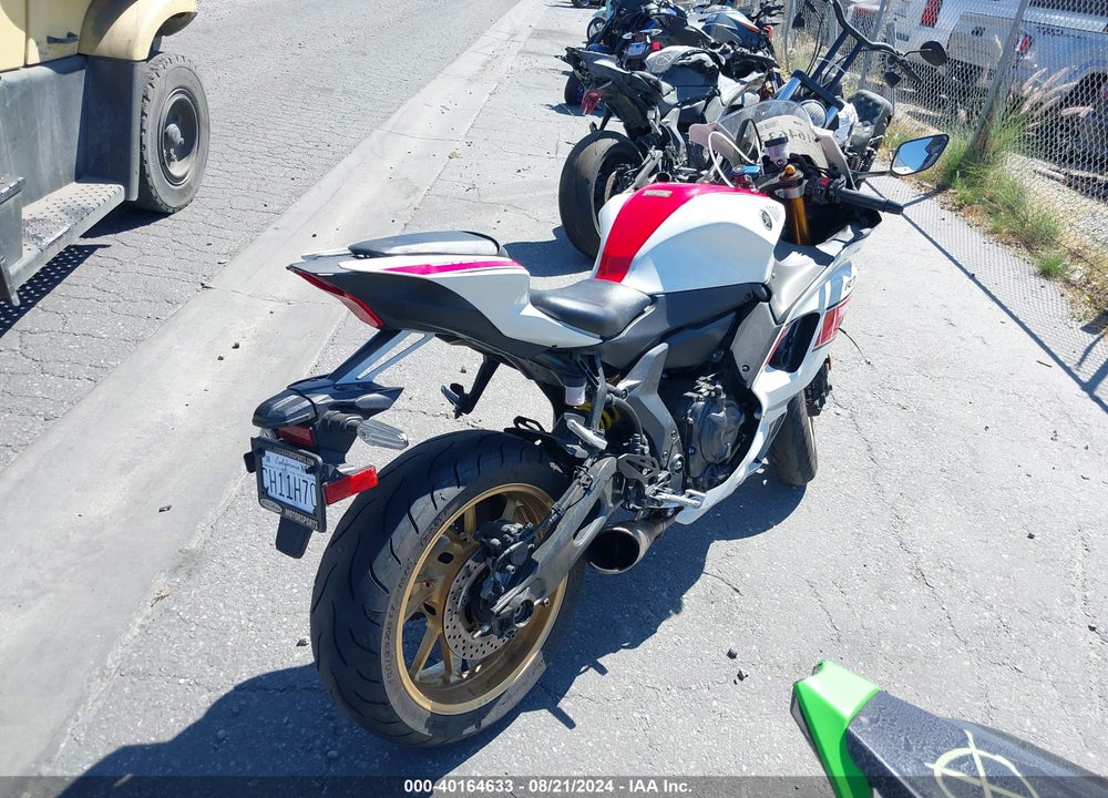 2022 YAMAHA YZFR7 VIN: JYARM38YXNA001256