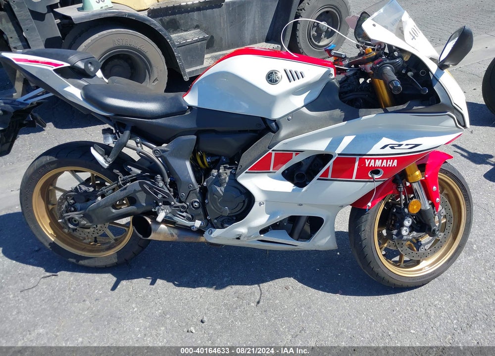 2022 YAMAHA YZFR7 VIN: JYARM38YXNA001256