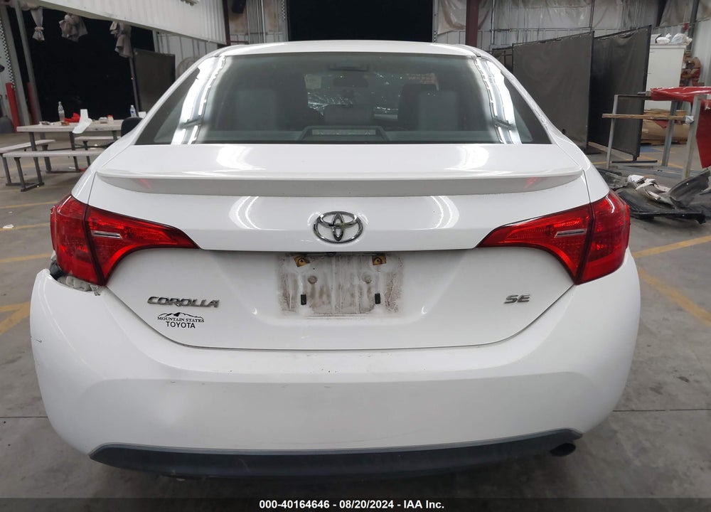 2017 TOYOTA COROLLA SE VIN: 2T1BURHE0HC858099