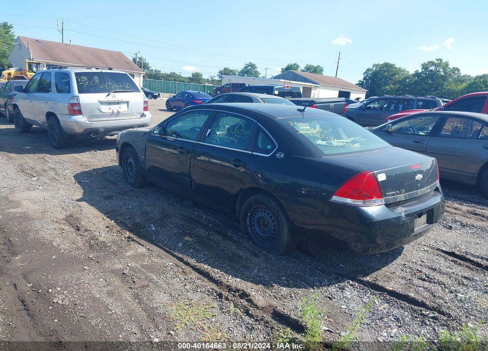 2008 CHEVROLET IMPALA LS VIN: 2G1WB58N881278669