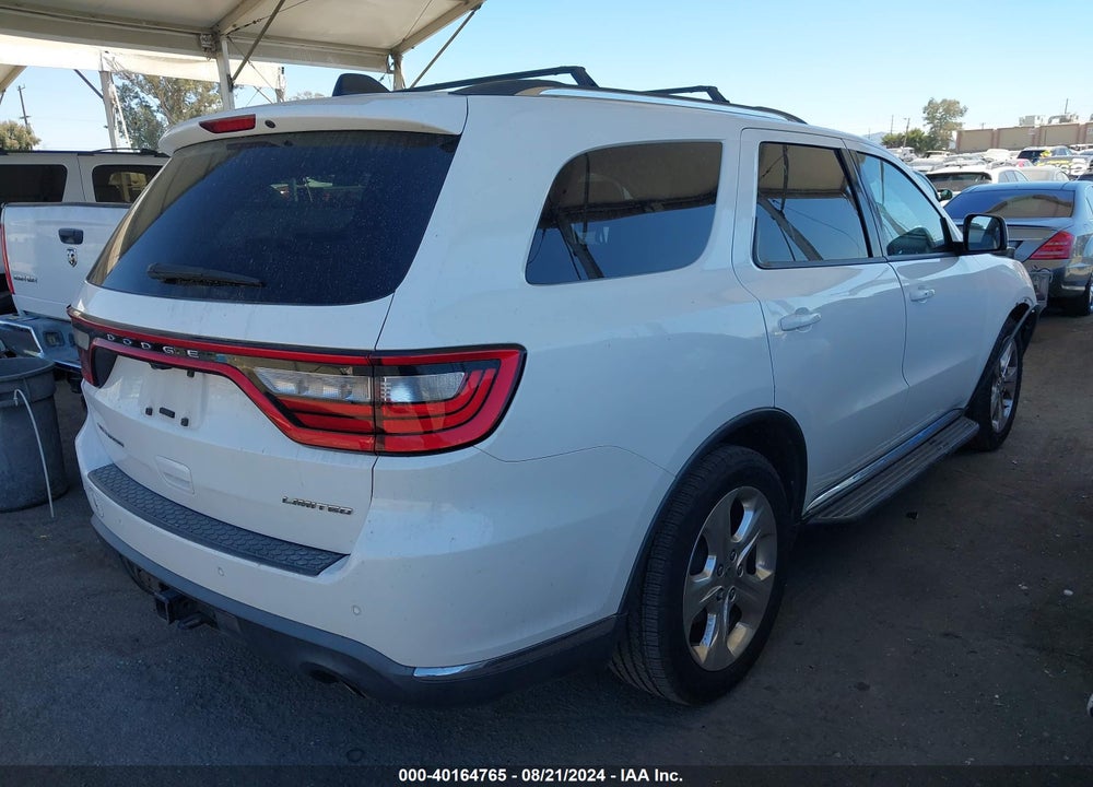 2014 DODGE DURANGO LIMITED VIN: 1C4RDHDG6EC476633