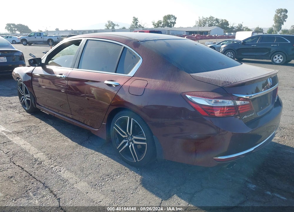 2017 HONDA ACCORD SPORT SE VIN: 1HGCR2F11HA228336