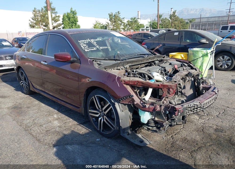 2017 HONDA ACCORD SPORT SE VIN: 1HGCR2F11HA228336