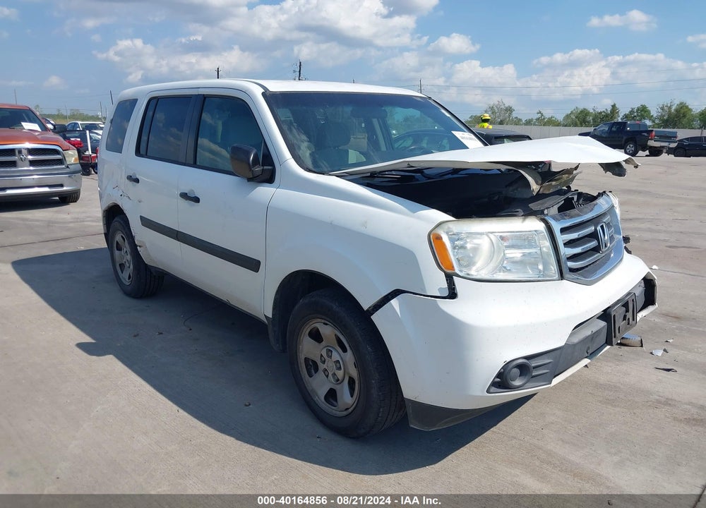 2013 HONDA PILOT LX VIN: 5FNYF3H29DB030193