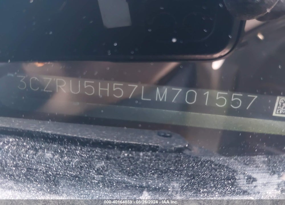 2020 HONDA HR-V 2WD EX VIN: 3CZRU5H57LM701557