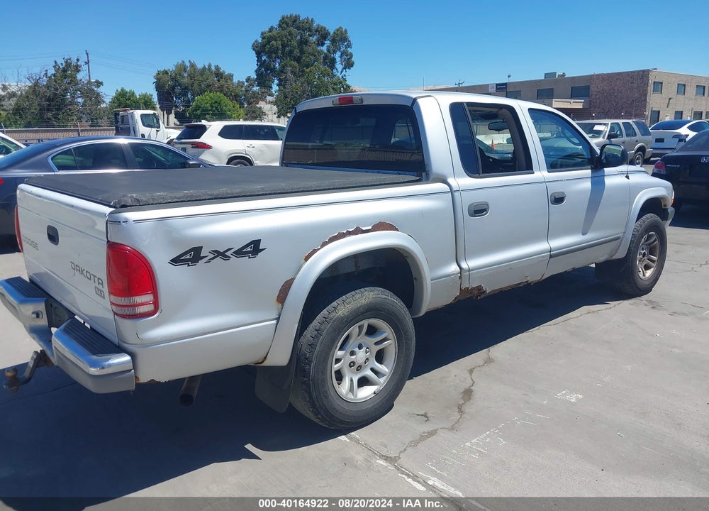 2004 DODGE DAKOTA SPORT/SXT VIN: 1D7HG38N04S633520