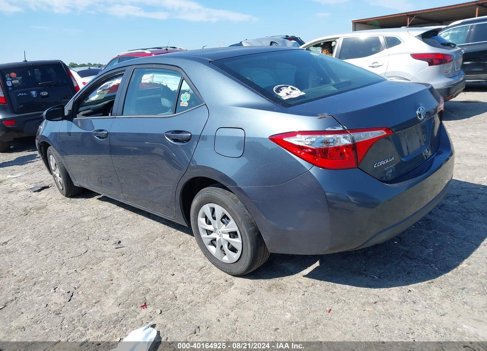 2015 TOYOTA COROLLA L VIN: 2T1BURHE2FC430953