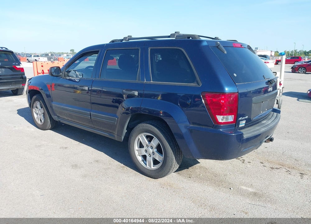 2005 JEEP GRAND CHEROKEE LAREDO VIN: 1J4GR48K95C592449