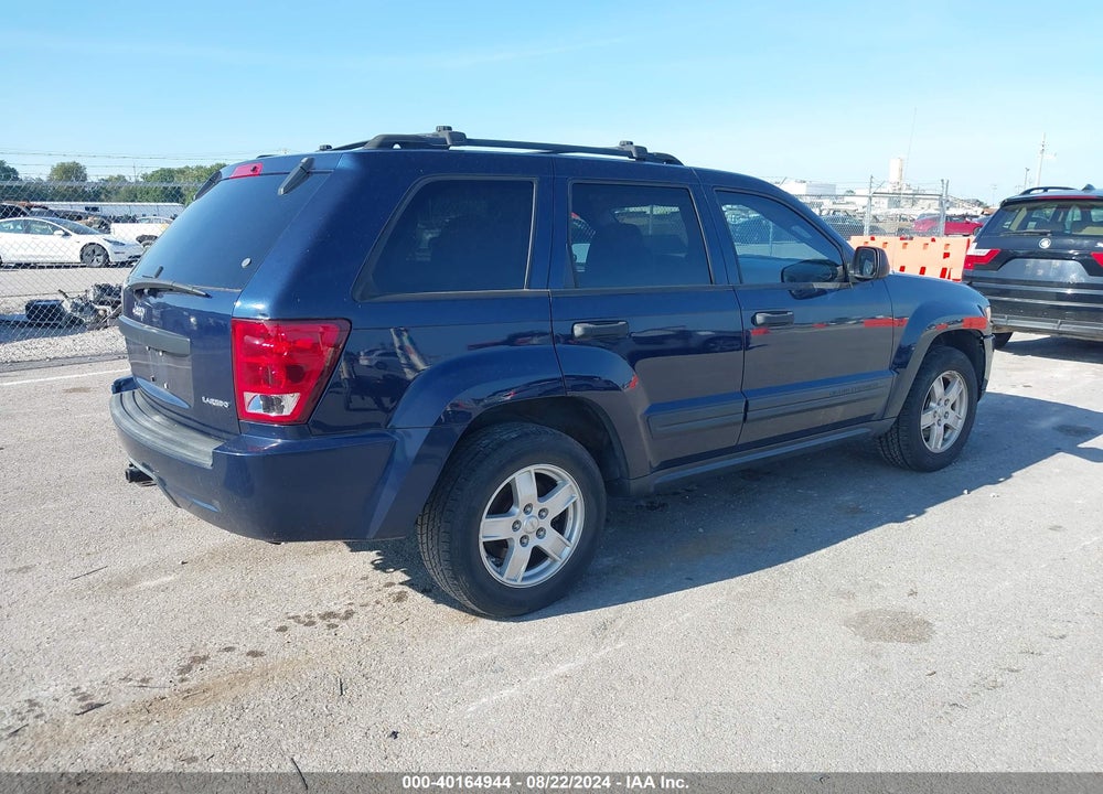 2005 JEEP GRAND CHEROKEE LAREDO VIN: 1J4GR48K95C592449