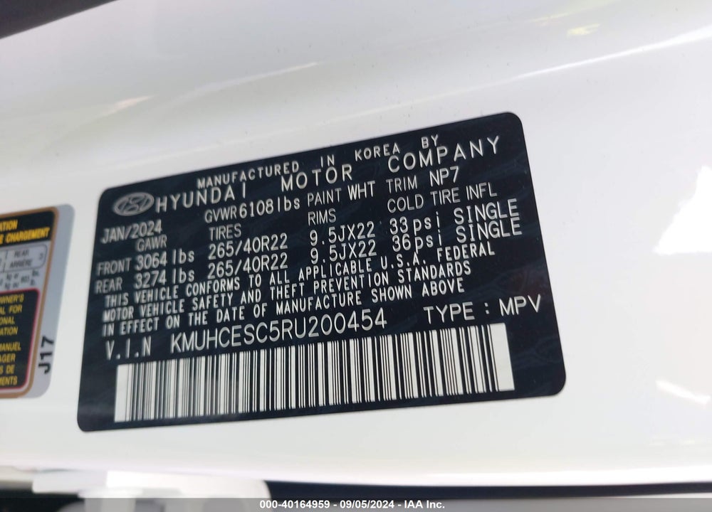 2024 GENESIS GV80 3.5T AWD VIN: KMUHCESC5RU200454