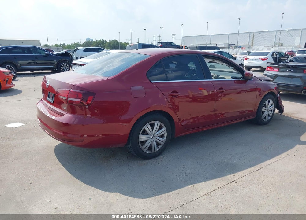 2017 VOLKSWAGEN JETTA 1.4T S VIN: 3VW2B7AJ6HM323462