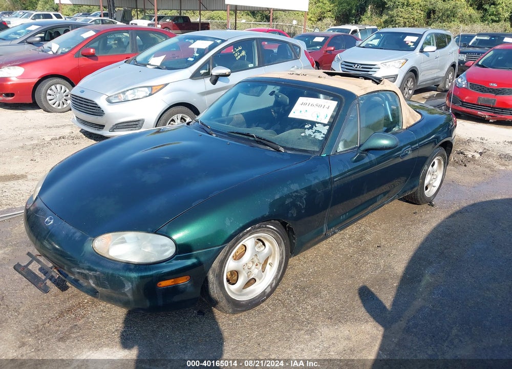 1999 MAZDA MX-5 MIATA LEATHER PKG/POPULAR EQUIPMENT PKG/SPORTS PKG/TOURING PKG VIN: JM1NB3537X0110168