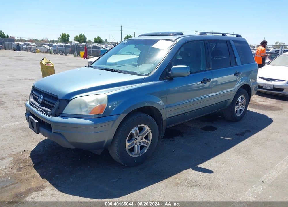 2005 HONDA PILOT EX-L VIN: 2HKYF185X5H573103