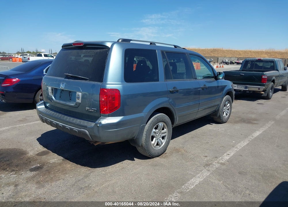 2005 HONDA PILOT EX-L VIN: 2HKYF185X5H573103
