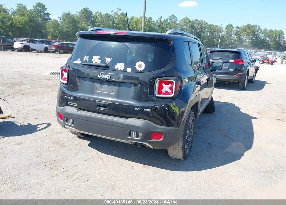 2018 JEEP RENEGADE LIMITED 4X4 VIN: ZACCJBDB5JPG91815