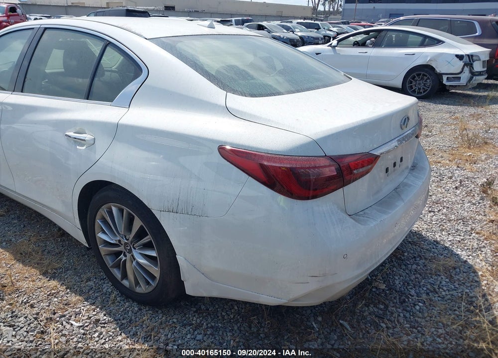 2022 INFINITI Q50 LUXE VIN: JN1EV7BP2NM310437