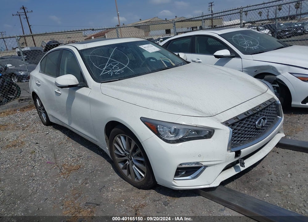 2022 INFINITI Q50 LUXE VIN: JN1EV7BP2NM310437