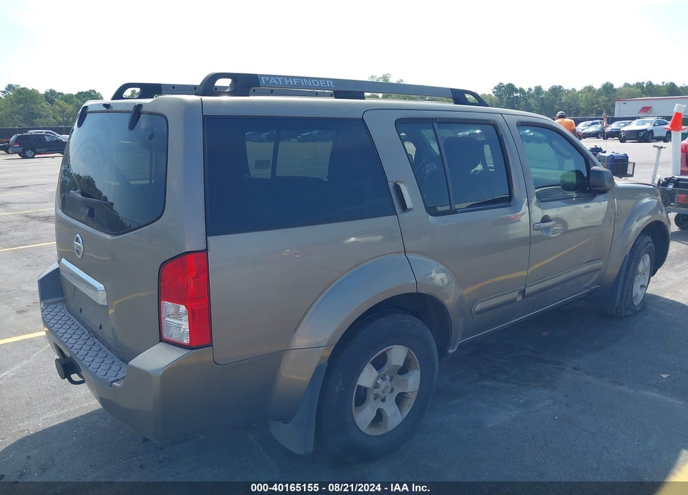 2005 NISSAN PATHFINDER XE VIN: 5N1AR18U65C770793