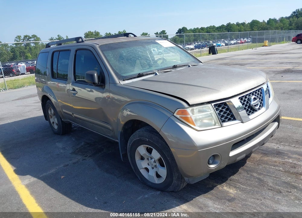 2005 NISSAN PATHFINDER XE VIN: 5N1AR18U65C770793