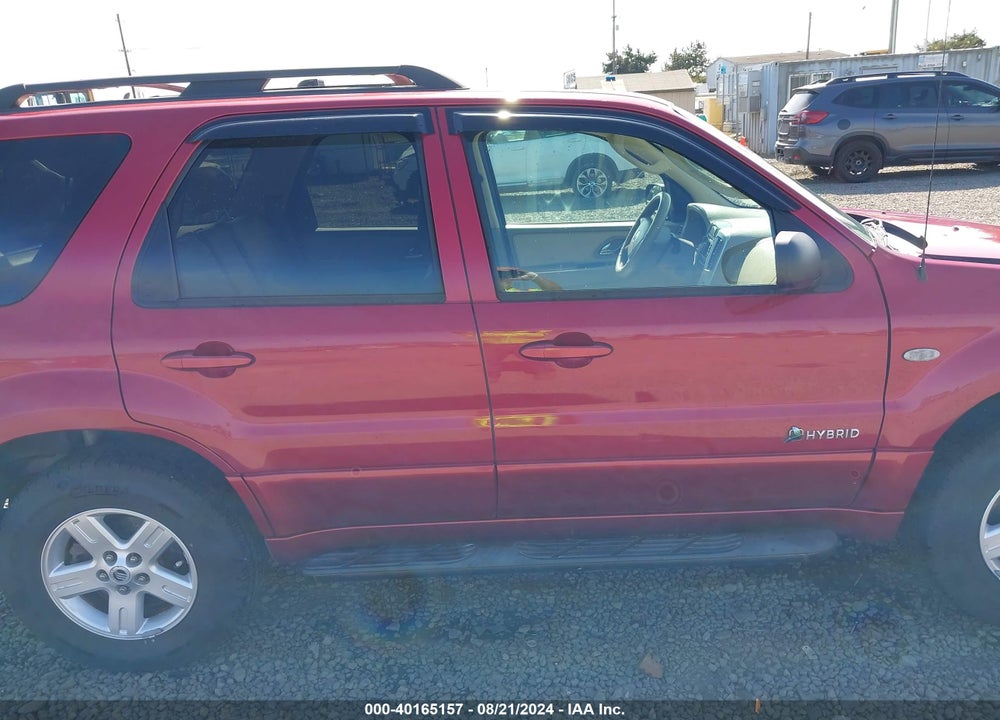2006 MERCURY MARINER HYBRID VIN: 4M2CU98H76KJ09031