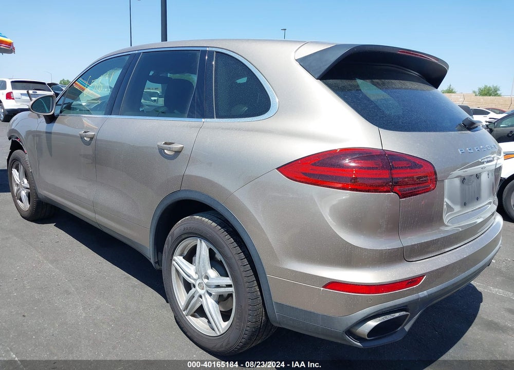 2016 PORSCHE CAYENNE VIN: WP1AA2A22GLA04295