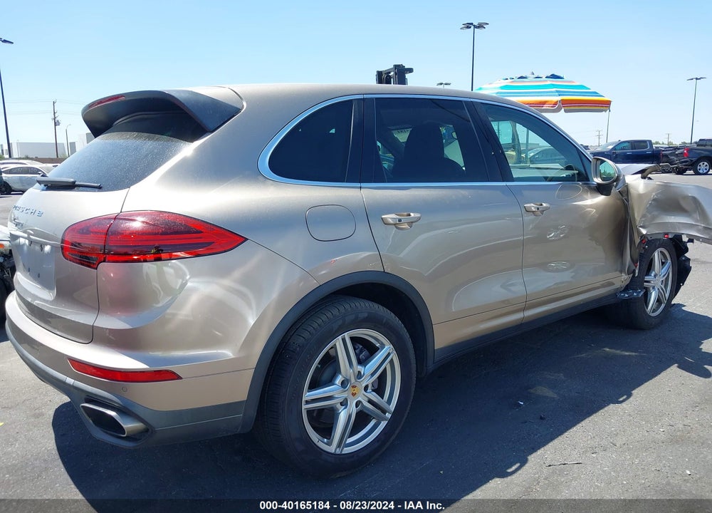 2016 PORSCHE CAYENNE VIN: WP1AA2A22GLA04295