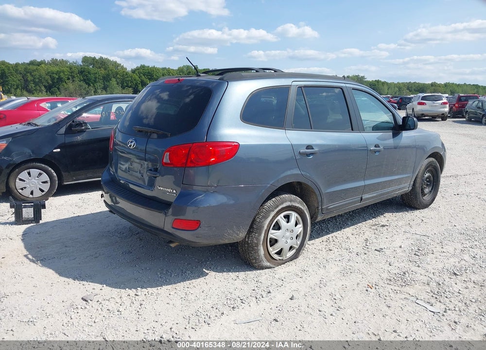2009 HYUNDAI SANTA FE GLS VIN: 5NMSG73D19H267835