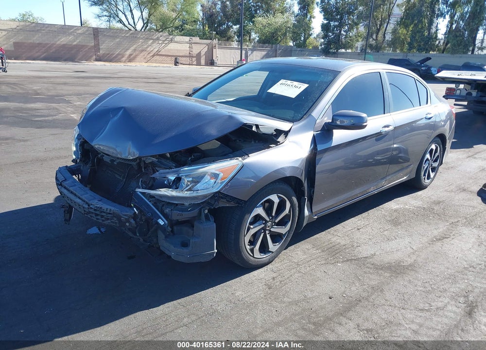 2016 HONDA ACCORD EX VIN: 1HGCR2F76GA162627