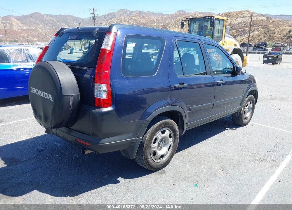 2006 HONDA CR-V LX VIN: JHLRD78596C062558