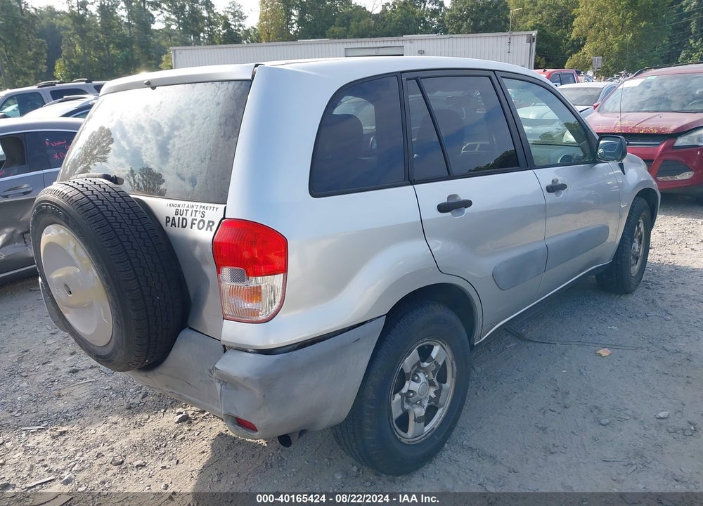 2001 TOYOTA RAV4 VIN: JTEGH20V010007090