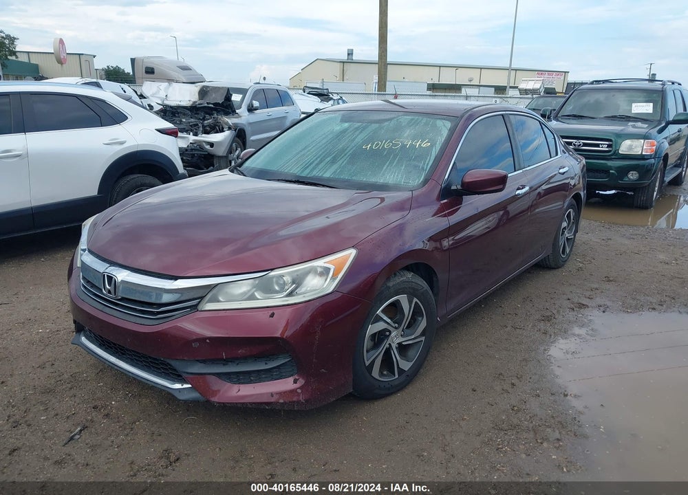 2016 HONDA ACCORD LX VIN: 1HGCR2F32GA216082