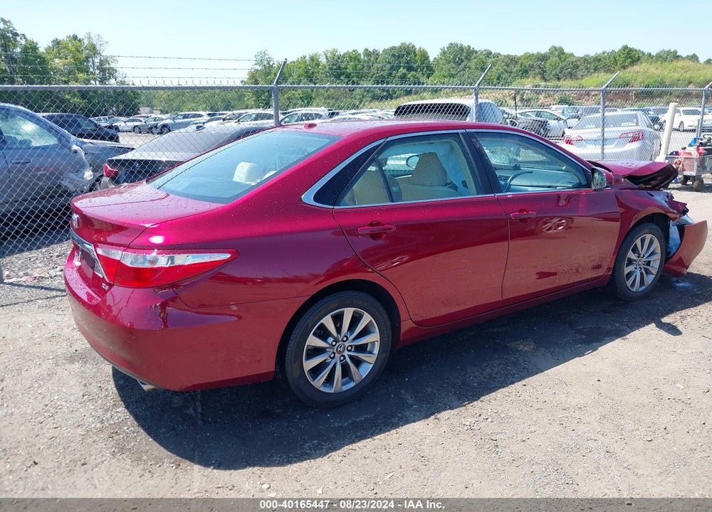 2016 TOYOTA CAMRY XLE VIN: 4T1BF1FK1GU592707