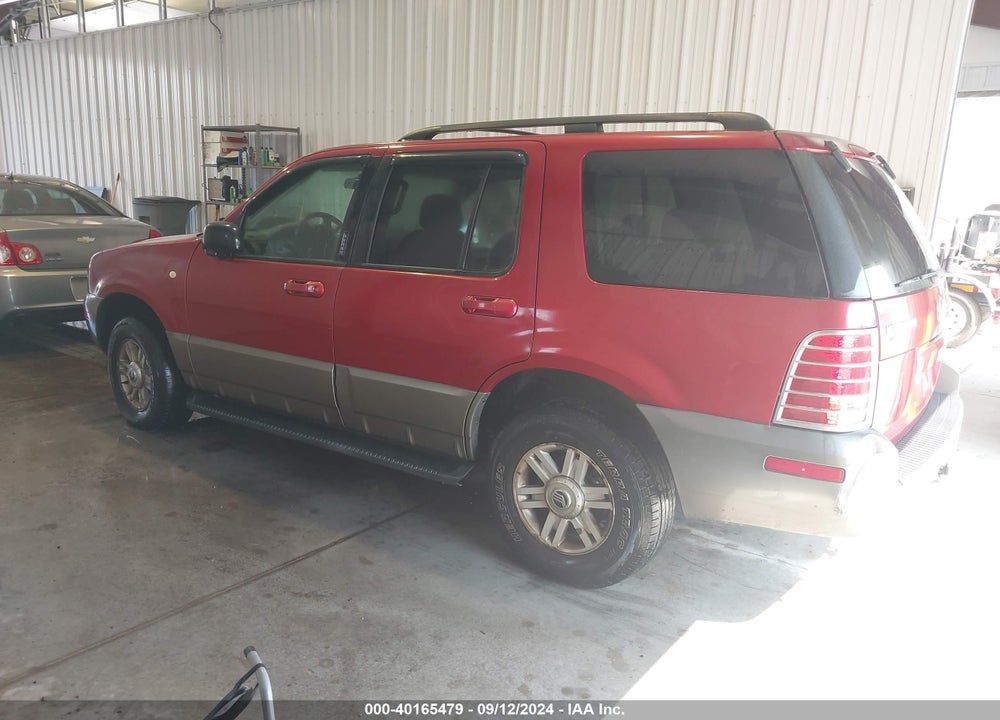 2003 MERCURY MOUNTAINEER VIN: 4M2ZU86WX3UJ20000