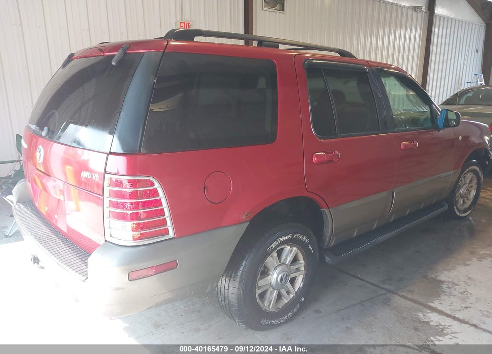 2003 MERCURY MOUNTAINEER VIN: 4M2ZU86WX3UJ20000