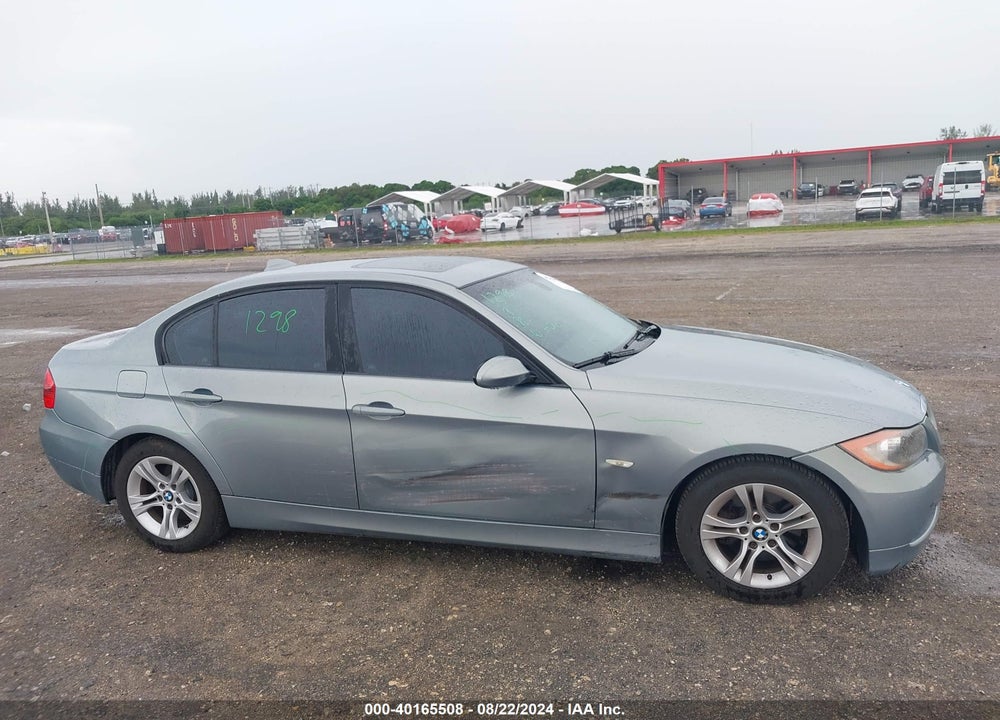 2008 BMW 328I VIN: WBAVA37568NL54574