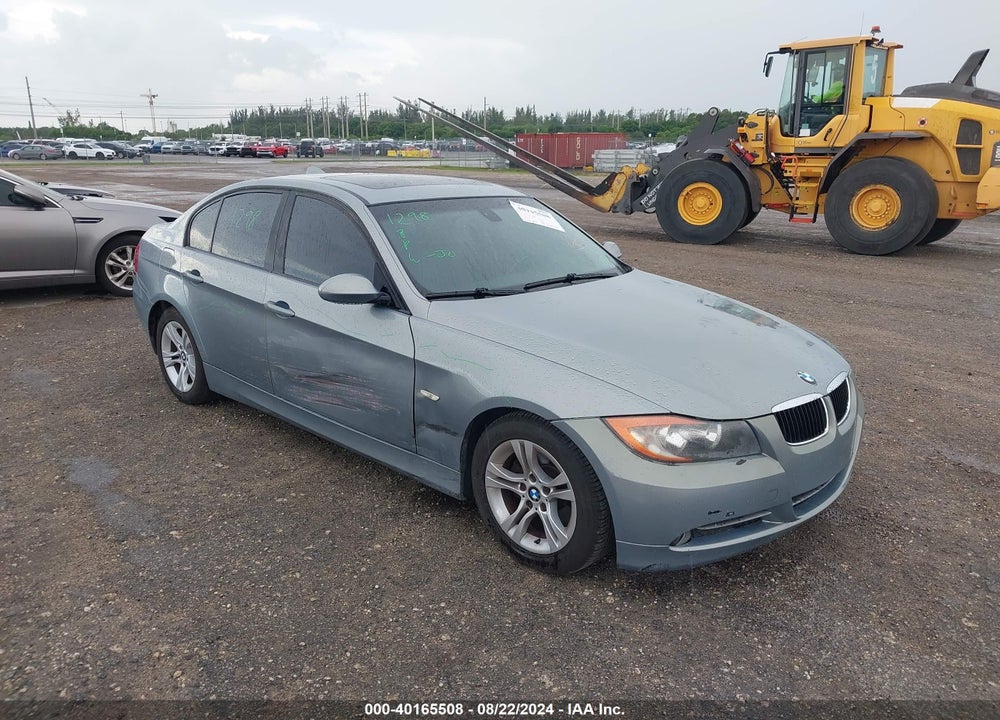 2008 BMW 328I VIN: WBAVA37568NL54574