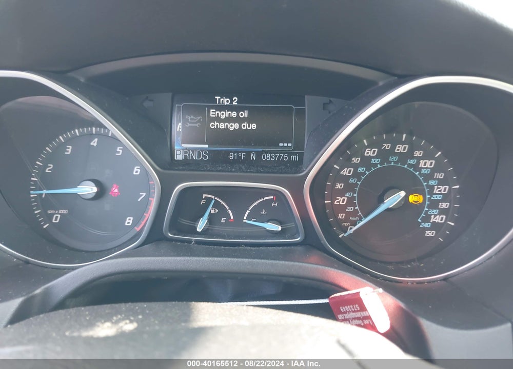 2012 FORD FOCUS TITANIUM VIN: 1FAHP3N2XCL371279