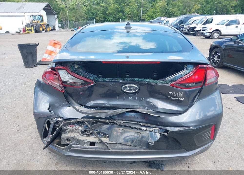 2019 HYUNDAI IONIQ HYBRID BLUE VIN: KMHC65LC4KU107381