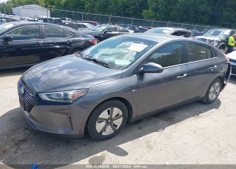 2019 HYUNDAI IONIQ HYBRID BLUE VIN: KMHC65LC4KU107381