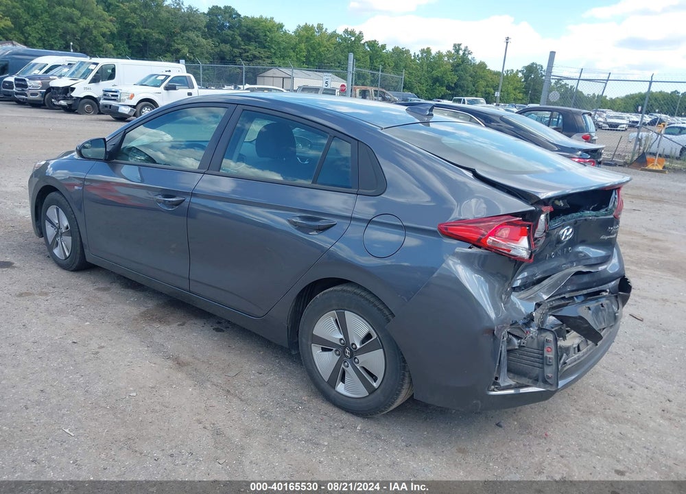 2019 HYUNDAI IONIQ HYBRID BLUE VIN: KMHC65LC4KU107381