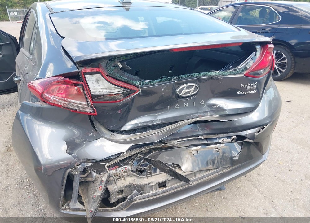 2019 HYUNDAI IONIQ HYBRID BLUE VIN: KMHC65LC4KU107381