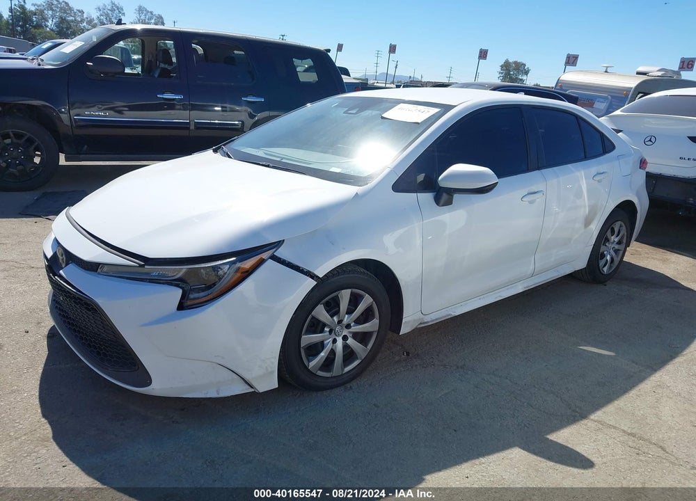 2020 TOYOTA COROLLA LE VIN: 5YFEPRAE8LP106285