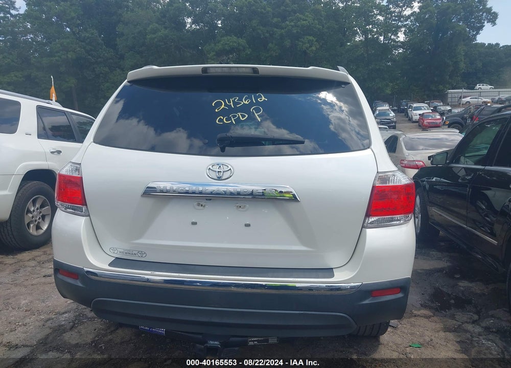2012 TOYOTA HIGHLANDER LIMITED V6 VIN: 5TDYK3EH2CS052177