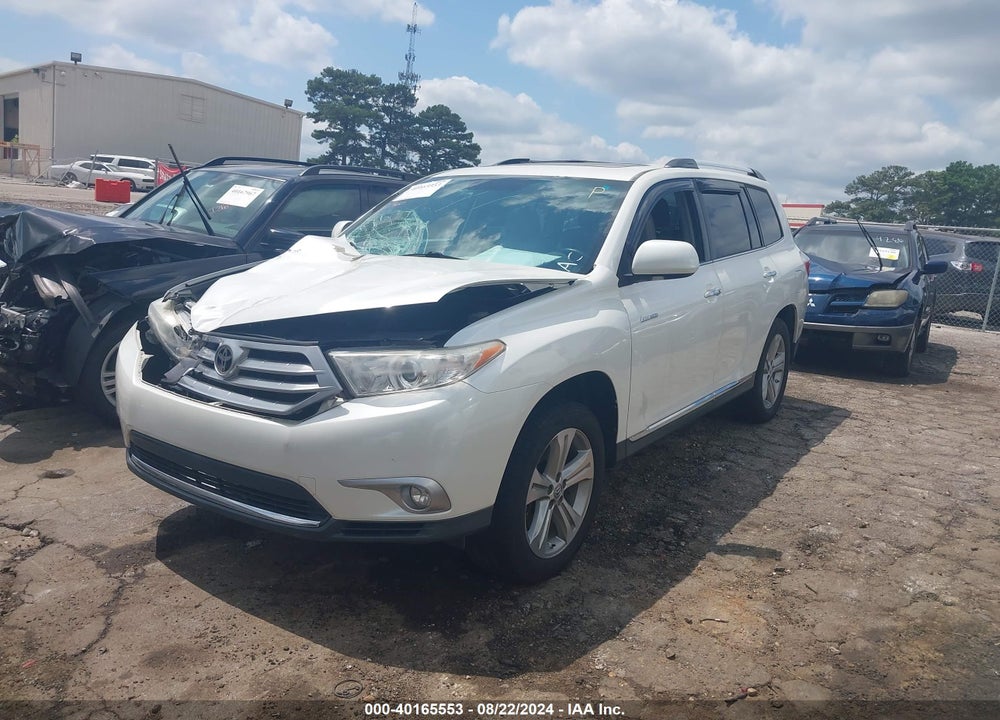 2012 TOYOTA HIGHLANDER LIMITED V6 VIN: 5TDYK3EH2CS052177