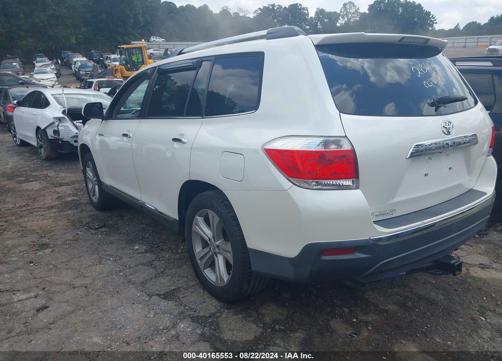2012 TOYOTA HIGHLANDER LIMITED V6 VIN: 5TDYK3EH2CS052177